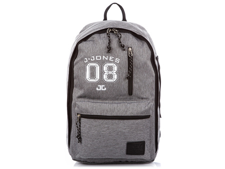 J Jones A4 grey fabric city backpack Grey Woman Backpacks Backpacks Urban backpacks Women s city backpacks Backpacks Sport Backpacks Women s Sport Backpacks Man Backpacks Backpacks