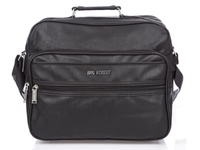 Tasche Street Große horizontale Männertasche für die Arbeit mit Griff