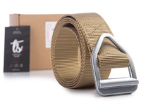 Beige BERMUDA Tactical Herrengürtel mit Metallschnalle