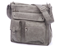 Jennifer Jones erweiterbare Damenhandtasche in Grau