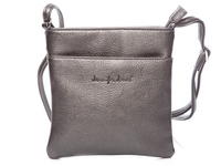 Jennifer Jones Damen Silber Metallic kleine Handtasche