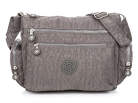 Tasche Street große leichte Frauen Umhängetasche grau