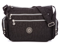 Tasche Street große leichte Frauen Umhängetasche schwarz