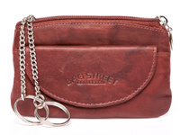 Bag Street Schlüsseltasche aus dunkelbraunem Leder