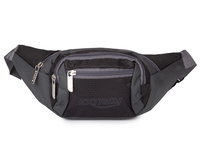 Schwarzer Stoff Hüfttasche Tasche Street