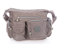 Tasche Street Leichte graue Damen Stoff Handtasche