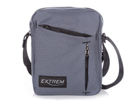 Bag Street Small urban men's shoulder bag grey