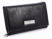 Women's black eco leather purse by Jennifer Jones
