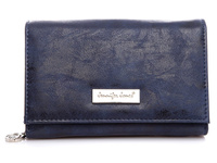 Women's navy blue eco leather purse by Jennifer Jones