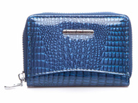 Women's lacquered card case blue Jennifer Jones