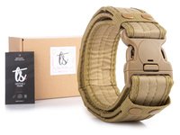 Military tactical trouser belt beige wide SERGEJ JUNGLE