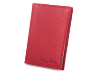 Money Maker red leather document case