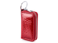 Women's key case lacquered red Jennifer Jones