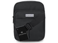 Small men's shoulder bag black ZAGATTO
