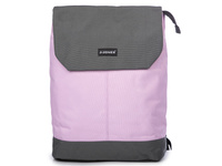 Light purple minimalist A4 backpack with laptop space by J Jones