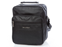 Bag Street Men's medium shoulder bag for work with handle