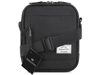 Men's shoulder bag black with two compartments ZAGATTO ZG54