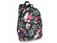 Women's backpack in colorful flowers ZAGATTO 