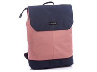 Pink vintage style A4 flap backpack by J Jones