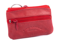 Leather key case red Bag Street