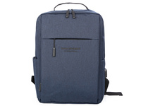 Navy blue backpack for laptop 15.6" and USB port for study / work