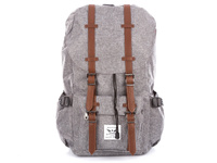 J Jones tall backpack in vintage style grey