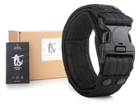 Military tactical trouser belt black wide SERGEJ JUNGLE