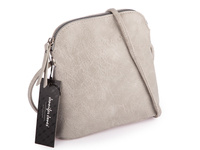 Mała torebka damska na ramię szara z miękkiej eko-skóry Jennifer Jones