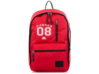 Red A4 city backpack by J Jones