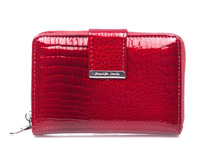 Jennifer Jones Women's red lacquered medium wallet