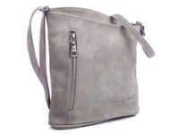 Small women's eco leather handbag grey Jennfier Jones
