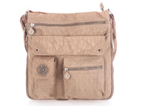 Lightweight expandable women's bag beige Bag Street
