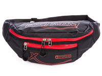 Waterproof hip sachet kidney black and red