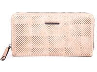 Jennifer Jones ecru women's openwork envelope wallet