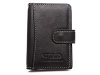 Black Wild leather document case