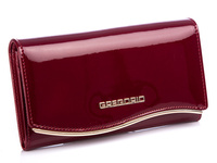 Women's wallet lacquered cherry GREGORIO