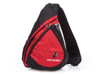 Bag Street Lightweight sports one shoulder backpack red