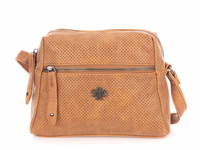 Jennifer Jones small mustard openwork women's handbag