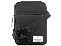 ZAGATTO Small city men's shoulder bag black
