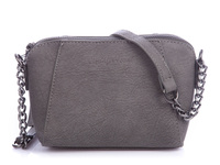 Small women's shoulder bag with chain grey Jennifer Jones