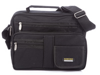 SANCHEZ CASUAL Medium black nylon men's shoulder bag