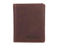 Men's natural leather wallet brown RFID J Jones