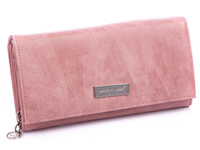 Jennifer Jones women's light pink eco leather wallet