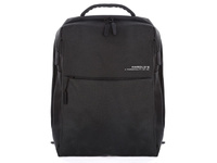 Black elegant business backpack for work with USB port