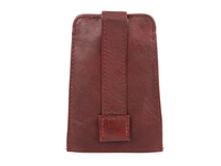 Leather pull-out key case dark brown Bag Street