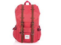 J Jones Red large vintage style backpack