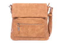 Bag Street Women's flap bag cognac