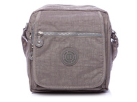 Lightweight fabric shoulder bag gray Bag Street