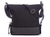 Women's handbag with studs medium black Jennifer Jones