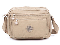 Beige crepe shoulder bag Bag Street